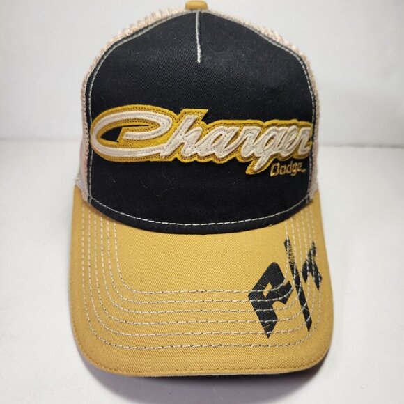 Dodge Charger Trucker Hat Cap Mesh Back Snapback Patch Logo H3 Headwear - Picture 1 of 12